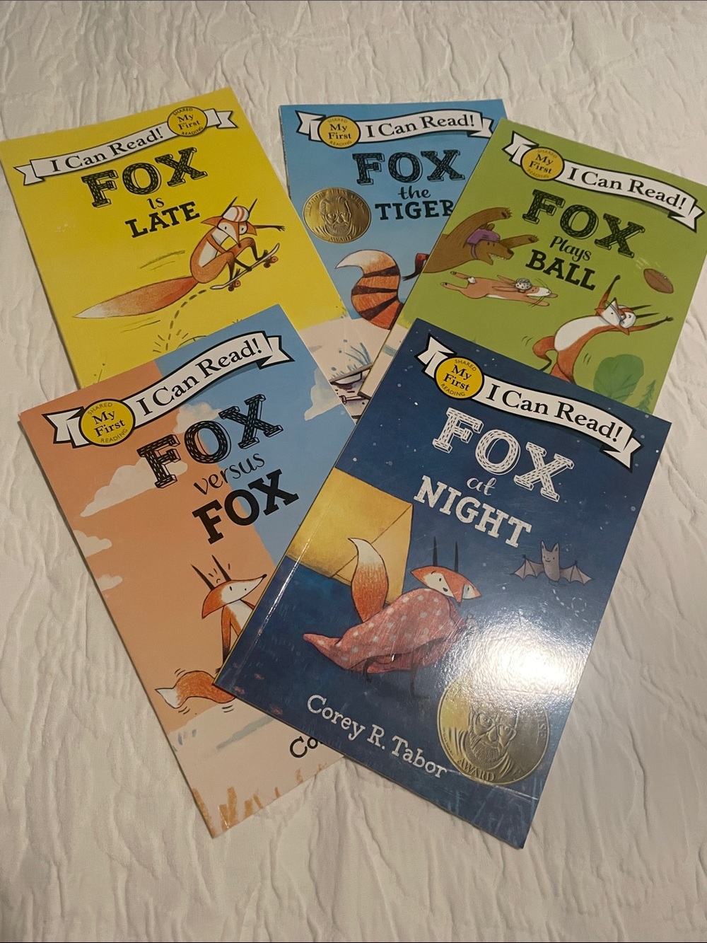 FOX Book Set — Assorted Color Covers (Blue, Yellow, Green, Orange, Navy)